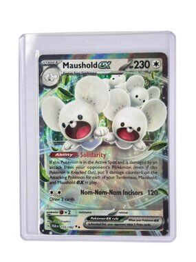 Pokémon TCG – Maushold ex 155/182 – Double Rare – Holo